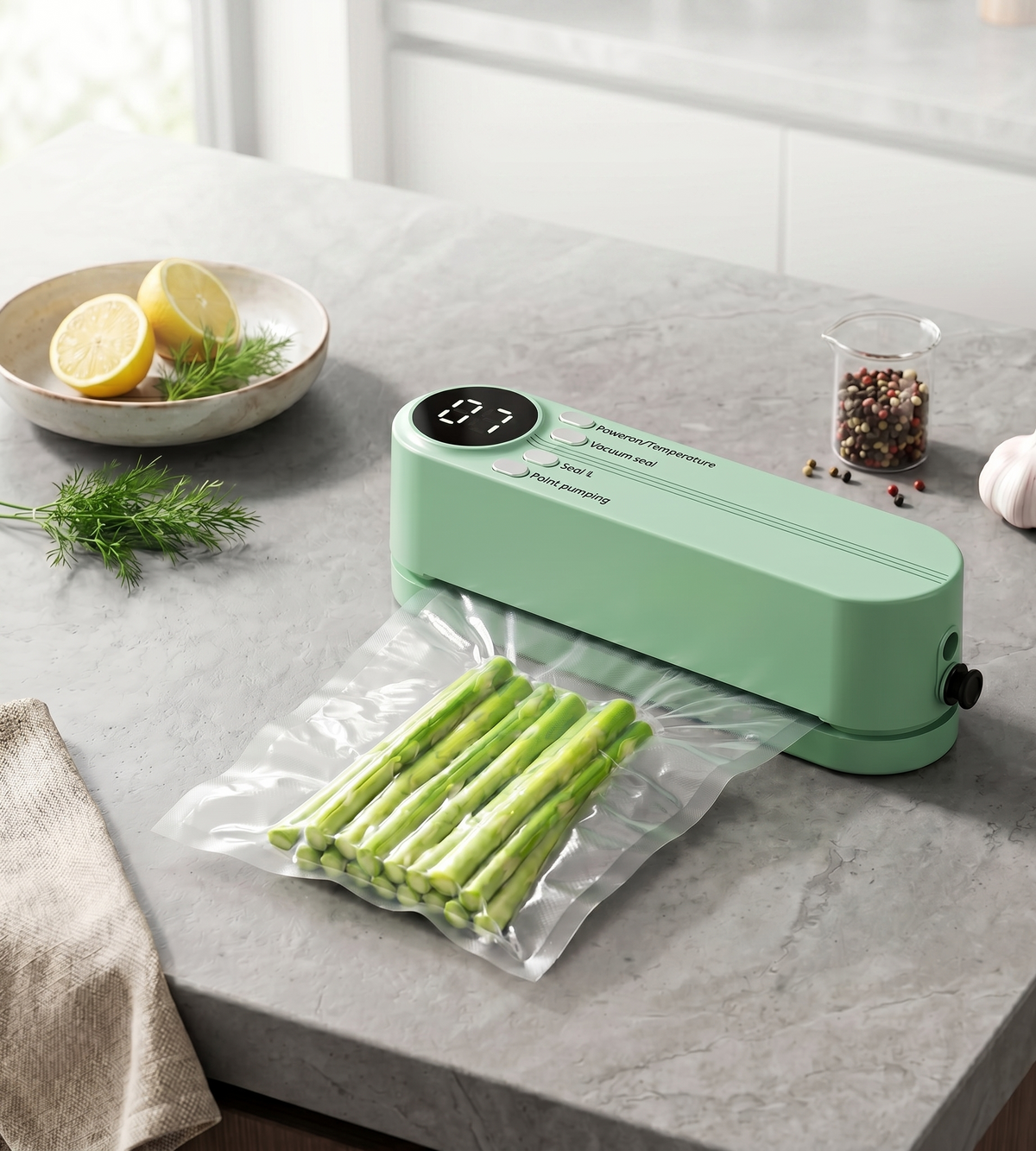 Vaku - Machine Sous Vide & Scelleuse Thermique Alimentaire 2-en-1