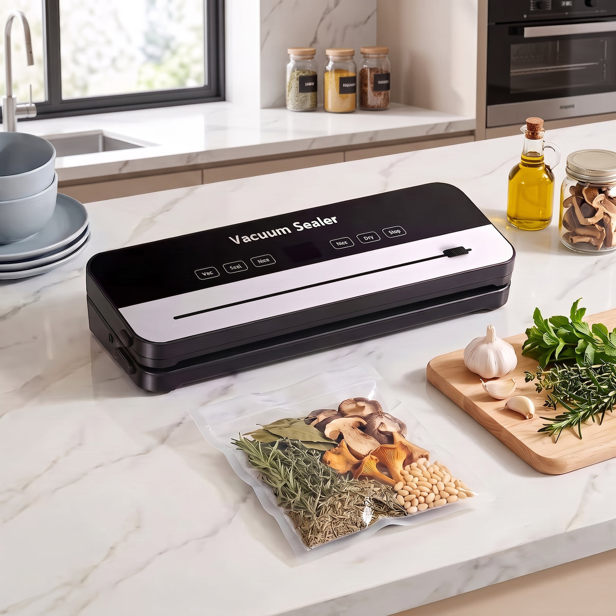 Machine sous vide haute puissance & scelleuse thermique pensé pour les familles nombreuses | VAKU Family