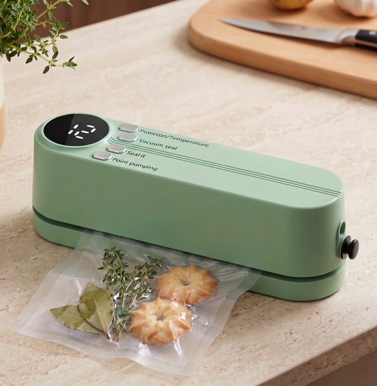 Vaku - Machine Sous Vide & Scelleuse Thermique Alimentaire 2-en-1