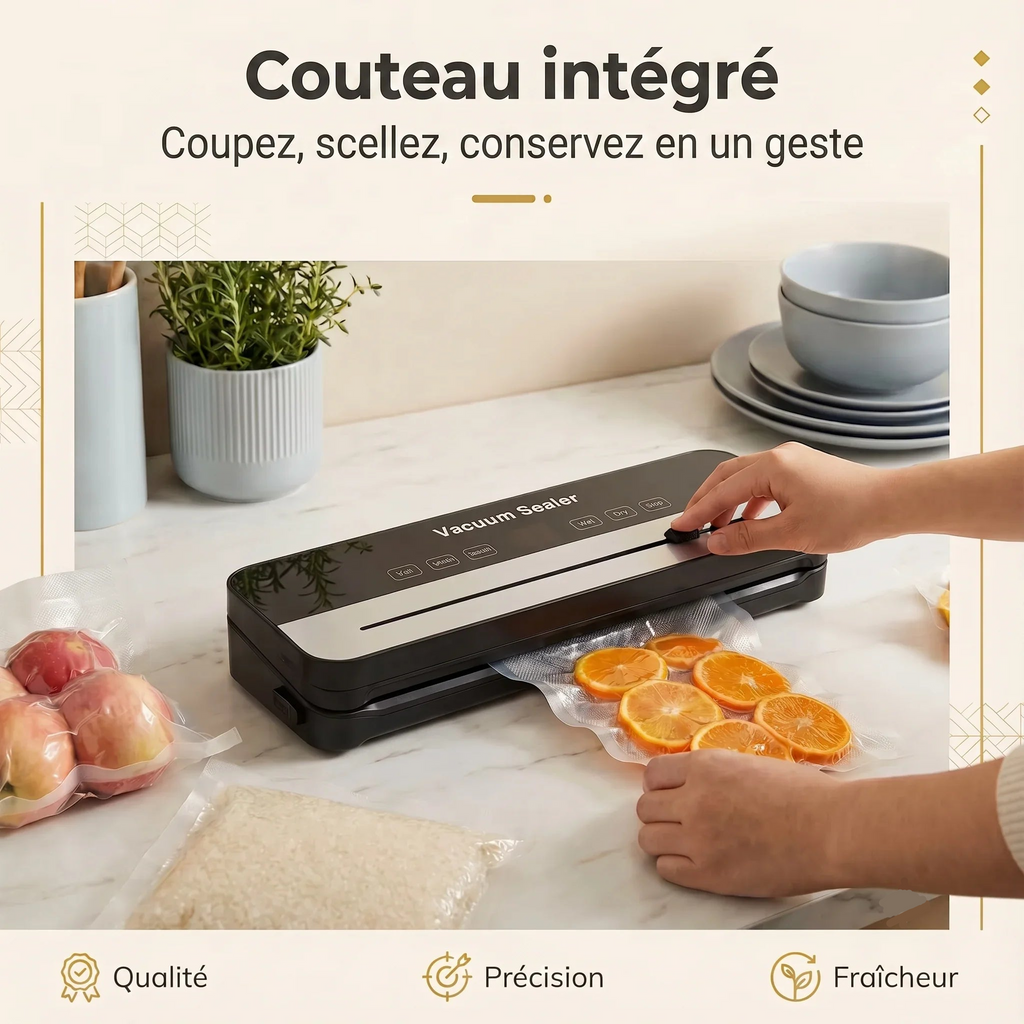 Machine sous vide haute puissance & scelleuse thermique pensé pour les familles nombreuses | VAKU Family
