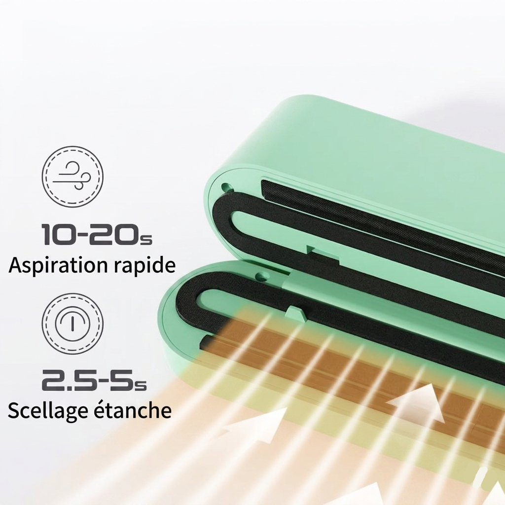 Vaku - Machine Sous Vide & Scelleuse Thermique Alimentaire 2-en-1