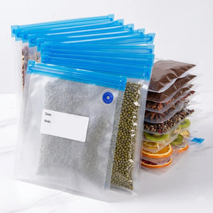 Sacs de Mise sous Vide Alimentaires Réutilisables (Lot de 10)