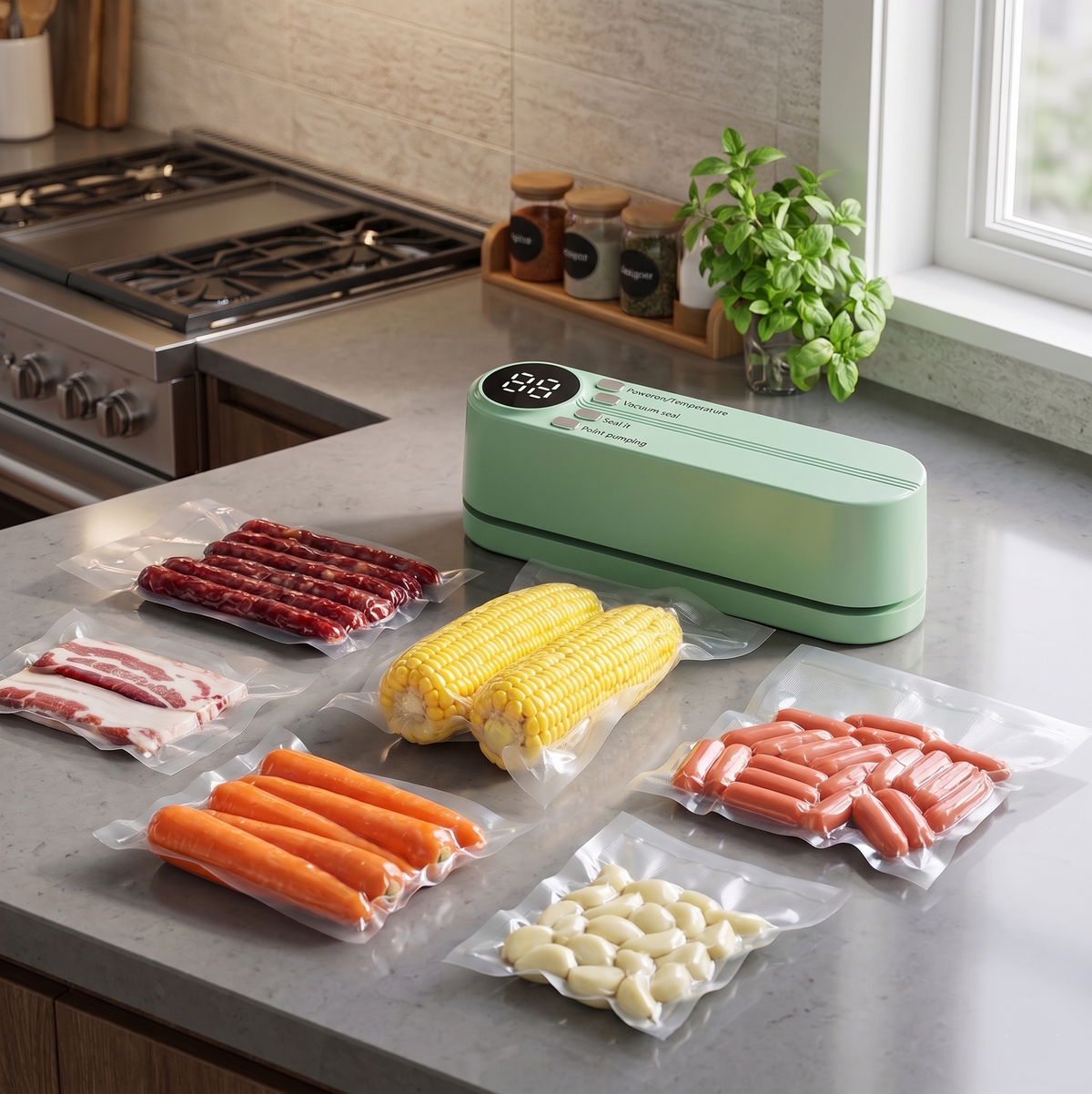 Rouleaux Sacs Sous Vide Alimentaires Gaufrés – 5 mètres